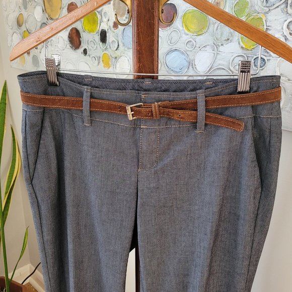 Mexx Denim-Look Boot Cut Trousers EU 36/US 6 - Picture 2 of 11